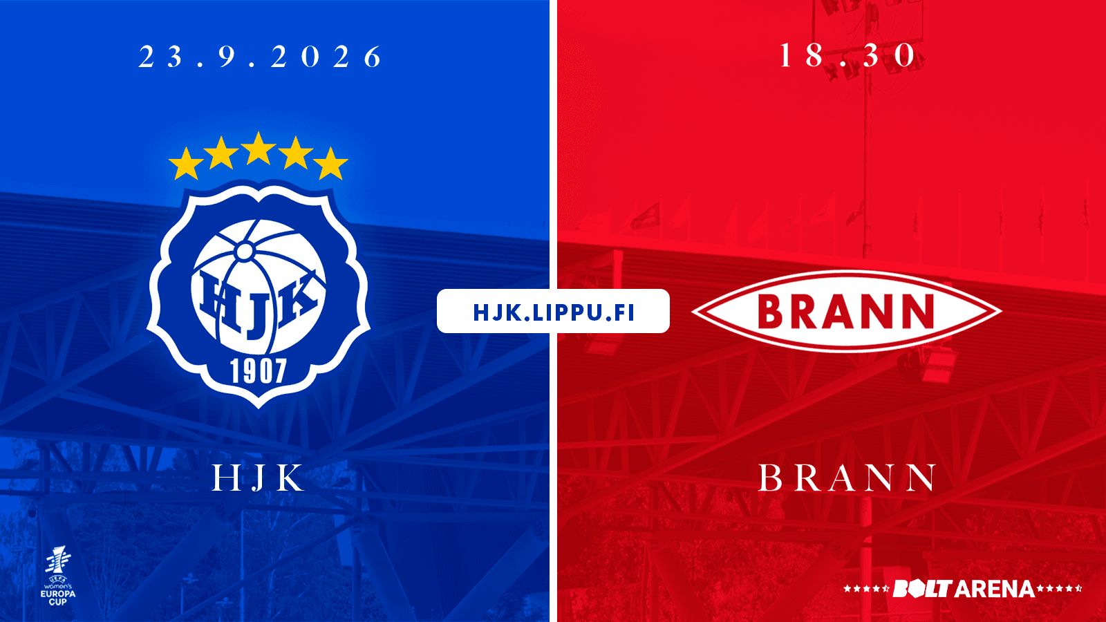 UEFA Women’s Europa Cup Q2: HJK-SK BRANN